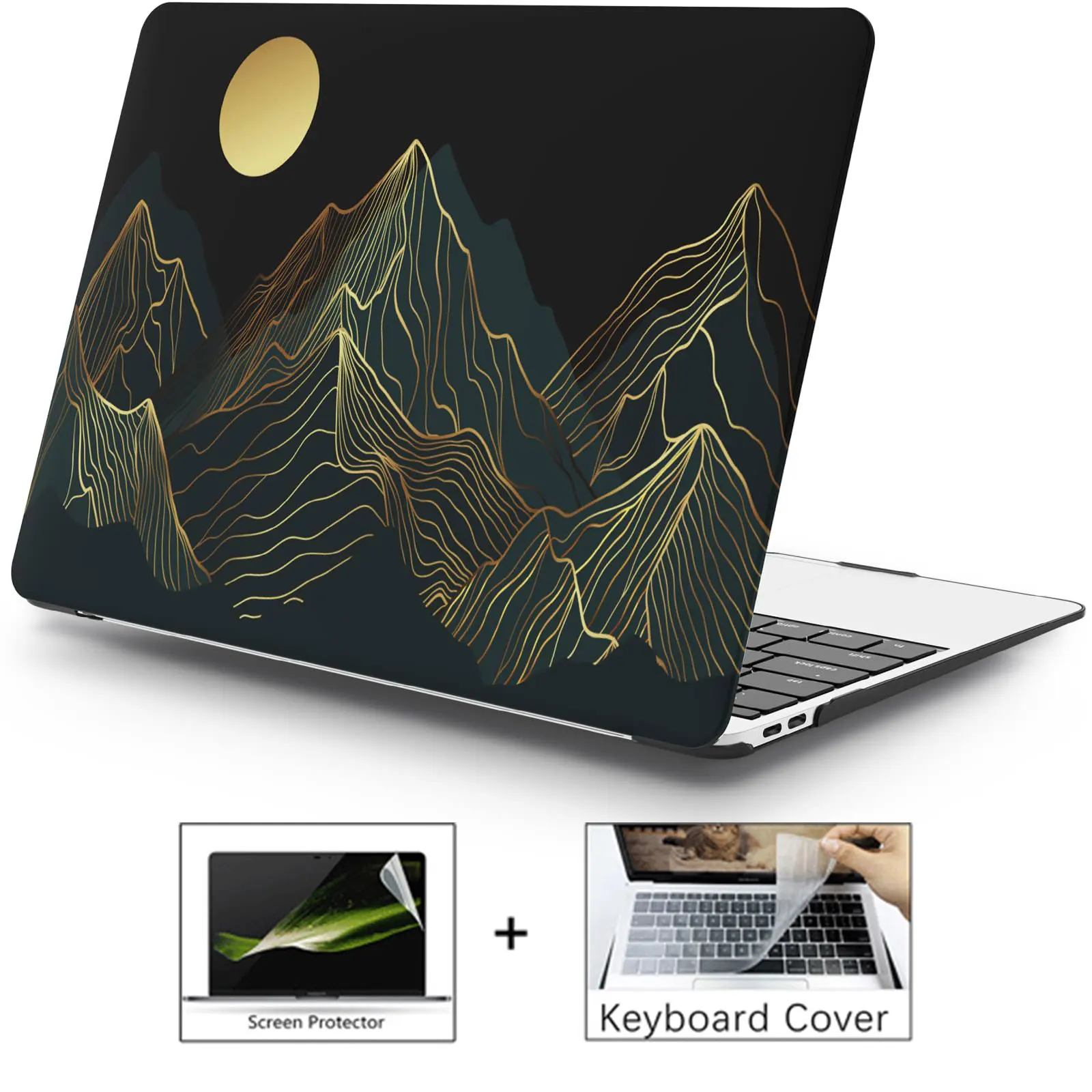 For Macbook Air 13.6 A3113 2024 Case M2 Macbook Pro 13 Case M1 2020 Air 15  Cover Pro 14 A2992 Case 2021 2024 Pro 16 Laptop Case