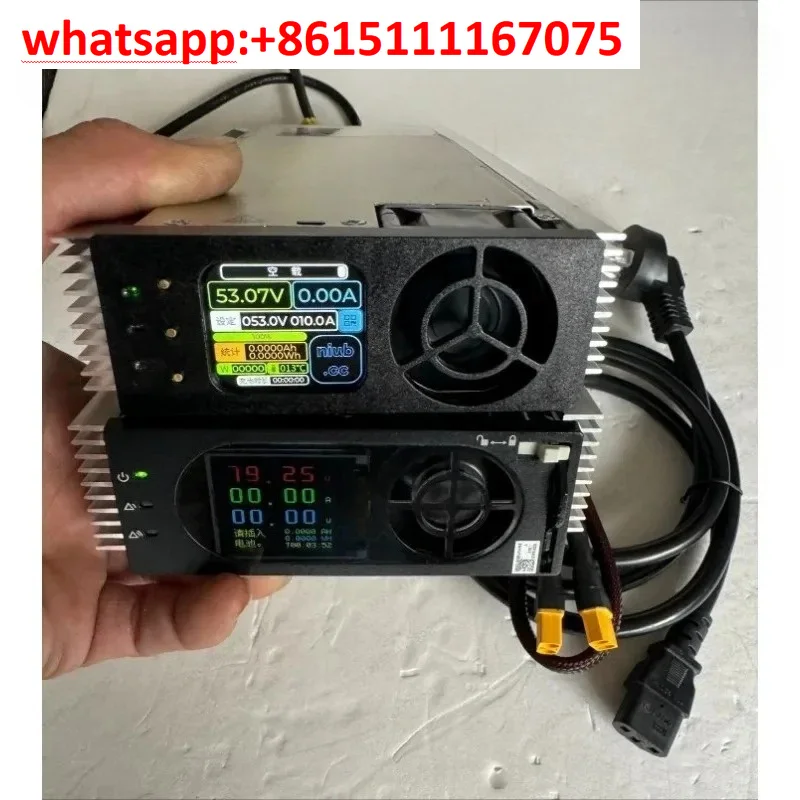 0-45A 72-101V 4875G1 Adjustable Lithium Charger, Bluetooth Color Screen High Power Digital Battery Charging Power Supply