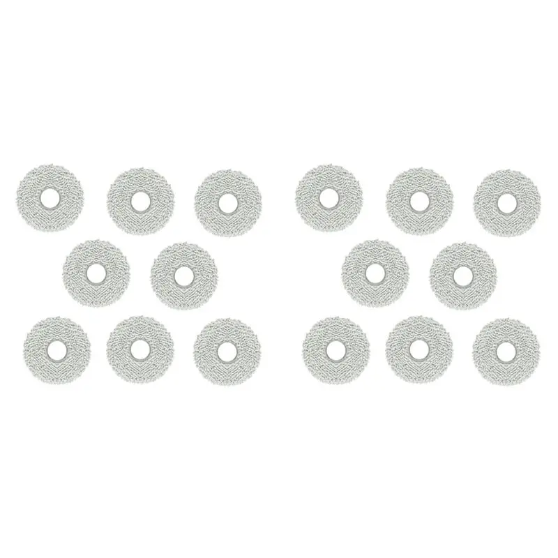 

16Pcs For Ecovacs Debot / T20 Pro / X1 OMNI / T10 Omni / Robotic Vacuum Cleaner Mop Cloth Accessory Spare Part-AT30