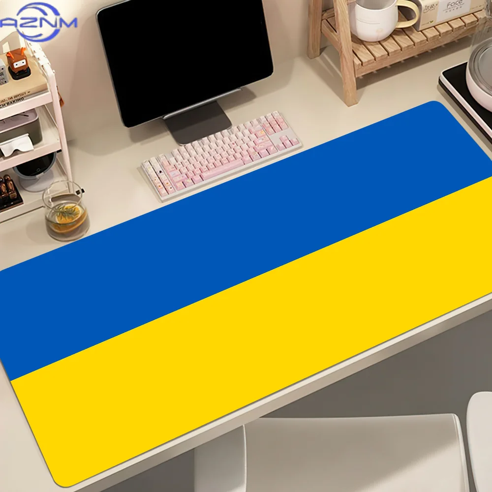 Flag of U-Ukraine Mouse Pad Non-slip Thickened MousePad Student Gaming Cushion Large Writing Lockedge Office