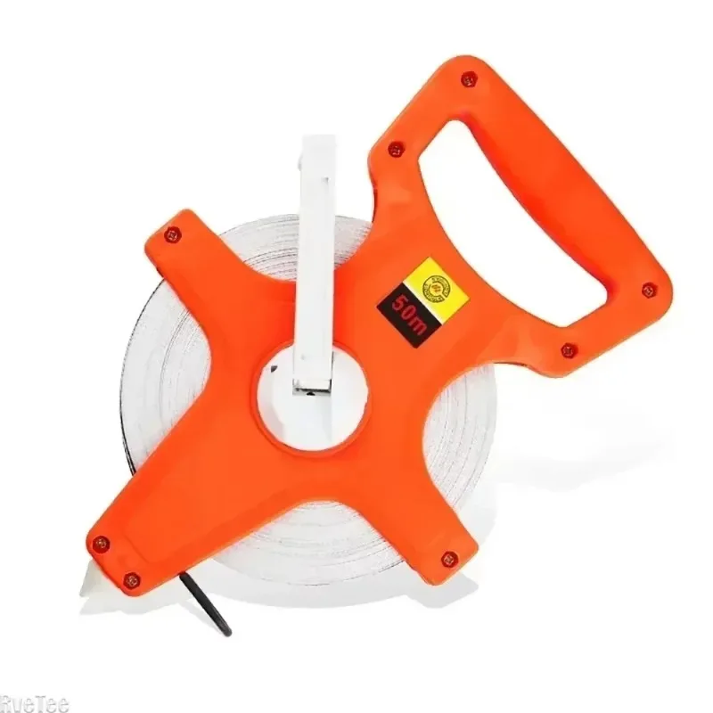 30m/50m/100m Fiberglass Tape Measure, Metric Soft Long Measuring Tape for Construction & Land Surveying