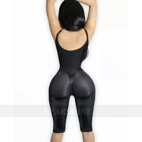 Imagen 2 del producto Fajas Colombianas de alta compresión para adelgazar el cuerpo completo Control Abdominal Shapewear con sujetador levantador de glúteos Body de vientre plano