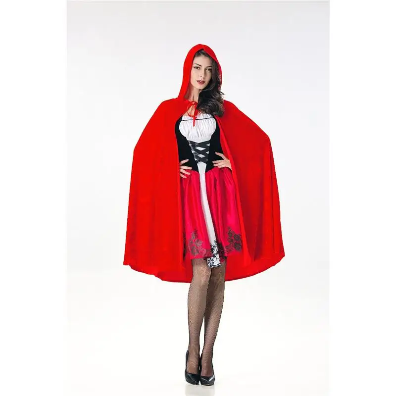 Nouveau jeu d'Halloween orm Cosplay Anime fée T petit chaperon rouge Costume scène Performance femmes caillot traditionnel...
