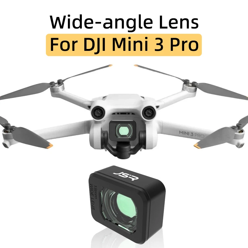 

For DJI Mini 3 Pro Drone Gimbal Camera External 110° Wide-angle Lens Extension Shooting View Range Additional Filter Accessories