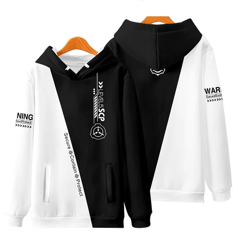

2026 Scp Foundation Design Hoodies Sweatshirt 3D Print Long Sleeve Jacket Coat Autumn Winter Harajuku Hoodie Men Sweatshirts
