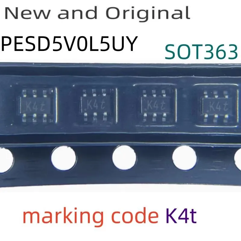 

New and Original PESD5V0L5UY SOT363 ESD protection diode arrays marking code K4t