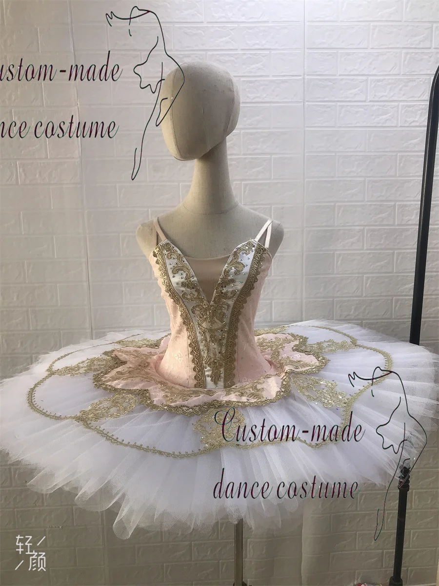 Nouvelle jupe de Ballet costume Tutu crêpe classique professionnel jupe courte de Ballet simplifiée pour adultes et enfants