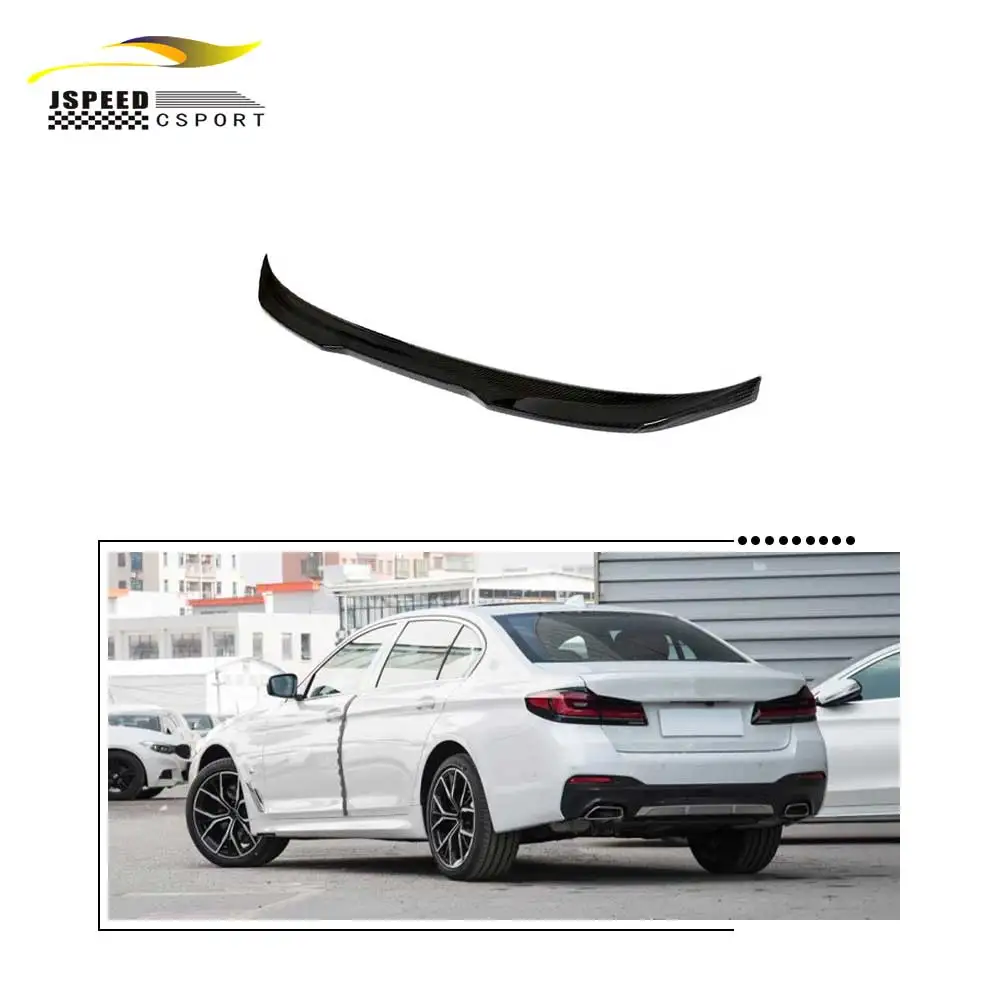 

For BMW 5 Series G30 F90 M5 Carbon Fiber rear spoiler cover wing 2017 2023
