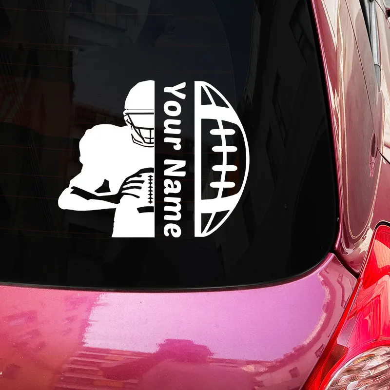 

1 шт., наклейки с флагом льда на заказ, футболист, водонепроницаемые для ноутбука, автомобиля, грузовика, мотоцикла, окна, стены, чашки, лодки, скейтборда