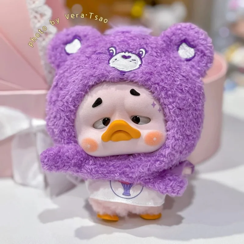 Original Upset Duck Neon Sweetheart Duck 6th Generation Series Blind Box  Plush Trendy Toy Bag Pendant Collectible Figurine Gift