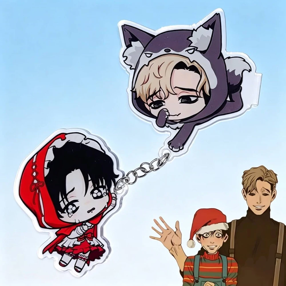 

Anime Killing Stalking Oh Sangwoo Yoon Bum Cosplay Stand Acrylic Standing Plate Unisex Desktop Decoration Accessories