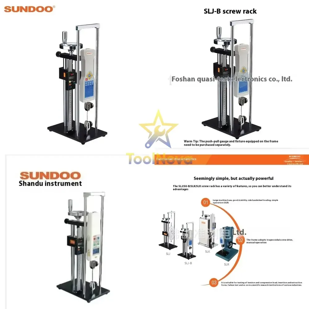 Sundoo SLJ-B For Test Rack Bench With Position Shift Ruler Spiral Rack Push-Pul…