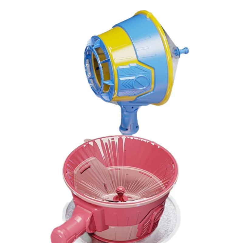 เด็กใหม่ลม Bubble Machine ของเล่นกลางแจ้ง Interactive Bubble Machine Air Principle ต่อเนื่อง Bubble ใหม่ Exotic มีรูพรุน