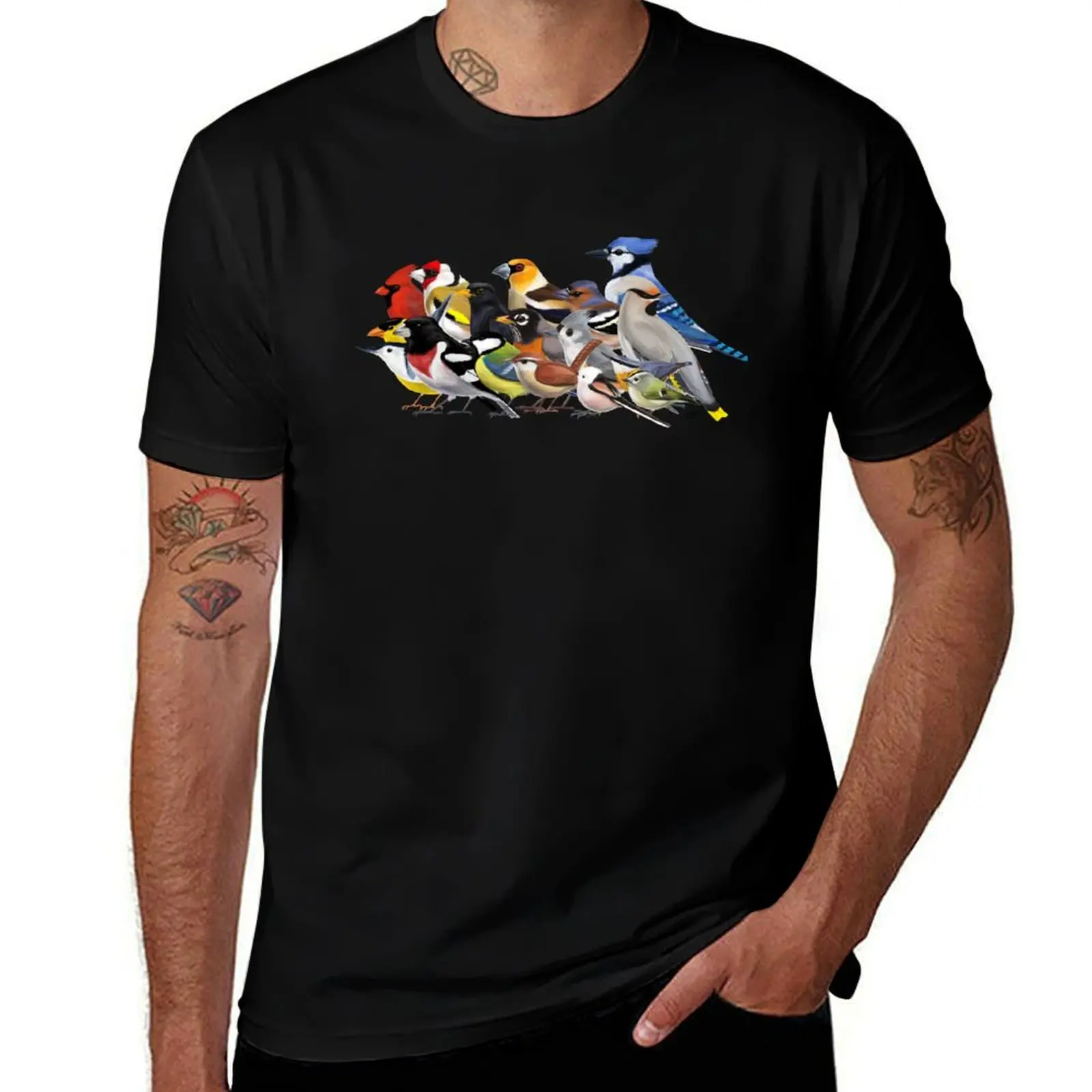 

mens T-Shirt the Birds designer Year 100% t and t America T-Shirt North tshirt of graphic Europe Bird of shirts - cotton shirts
