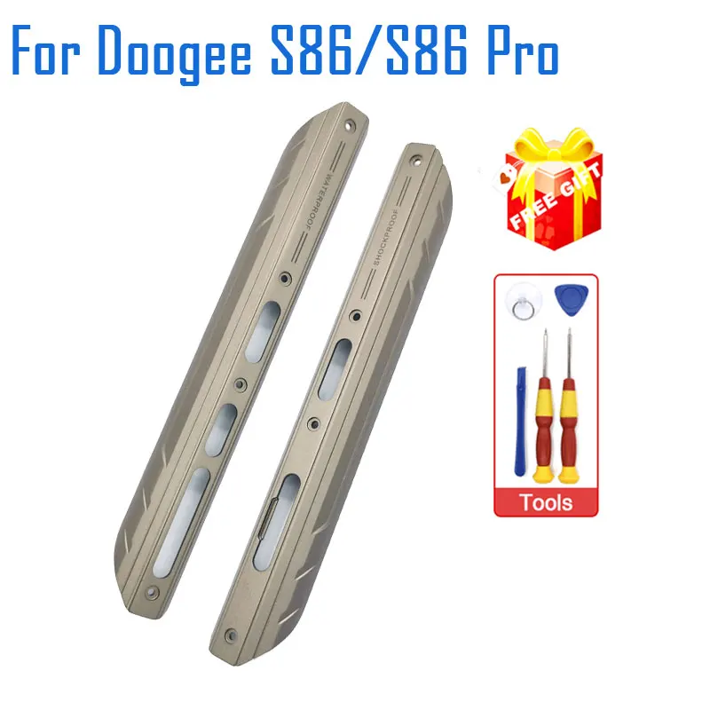 

Doogee S86 Pro Original A Frontal shell Middle Side Metal Frame Housings Middle Accessories Repair Parts For Doogee S86 Phone