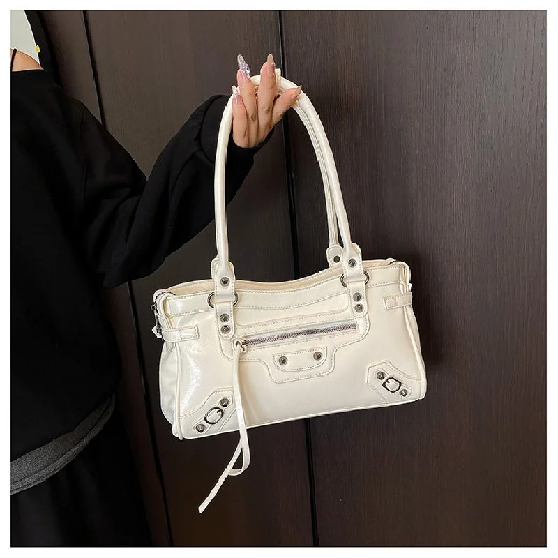 

High End Fashionable Women Diaper Bag Classic Elegant Leather Design Ladies Handbag Vintage Casual Large Capacity Bag