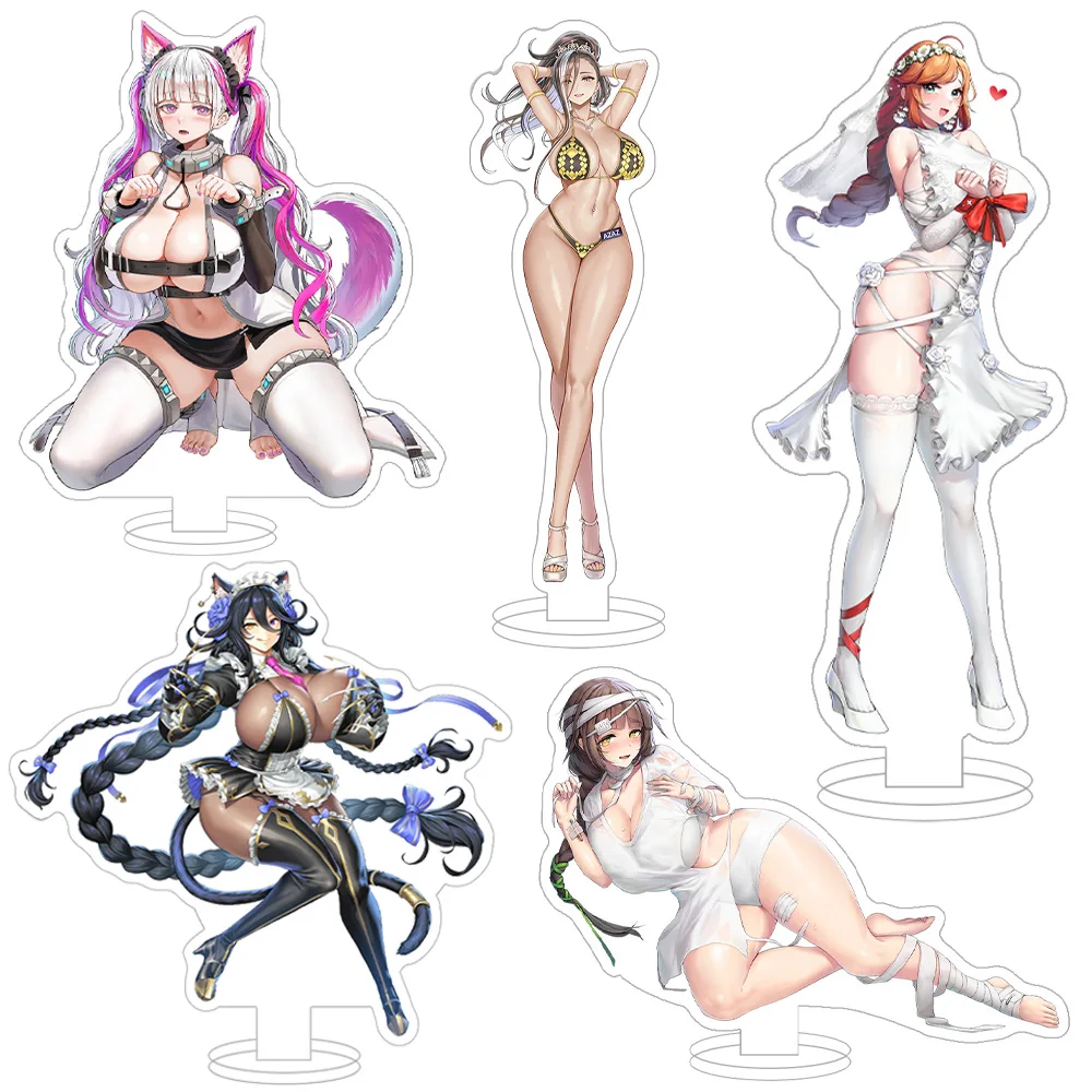 Guo XiaoLuo Last Origin Olivia Nimf Tachi Boryeon Alexandra Erato Leanne Schattige Сексуальная девушка красота акриловая подставка Sleutelhanger