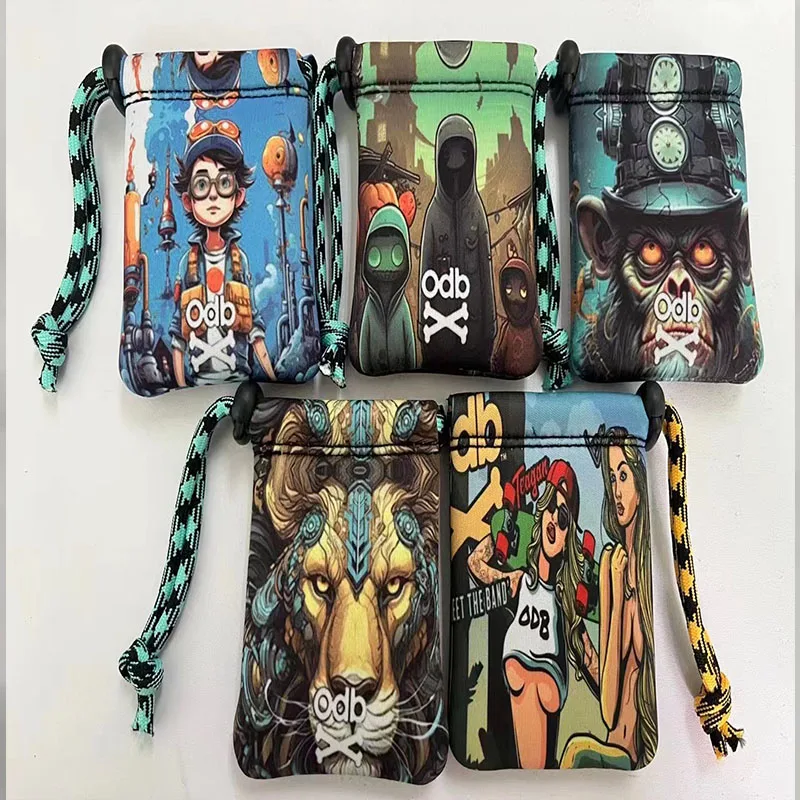 Imagem -06 - Neopren Água Prova Carry Pouch Wickd Bolsa do Bolso Bolsa do Telefone Cinta de Pescoço Bolsa para Dotacia Cthulhu Aio Sxk bb Billet Faça Você Mesmo Adesivos