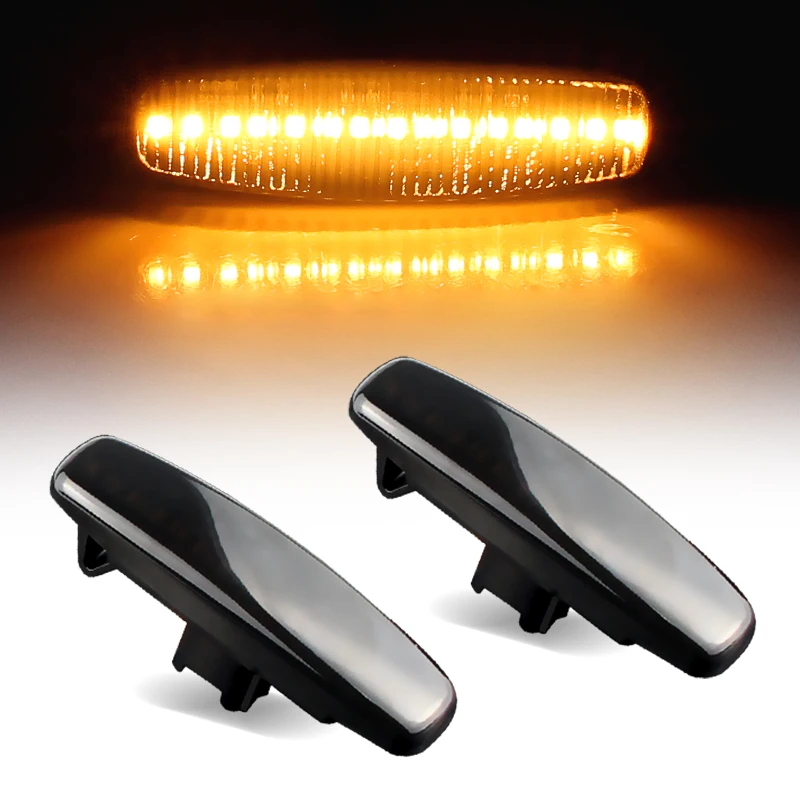 

2PCS Car LED Side Marker Dynamic Turn Signal Light for Infiniti EX25 EX35 EX37 FX30d FX35 FX37 FX50 G25 V36 for Nissan Fuga GY50
