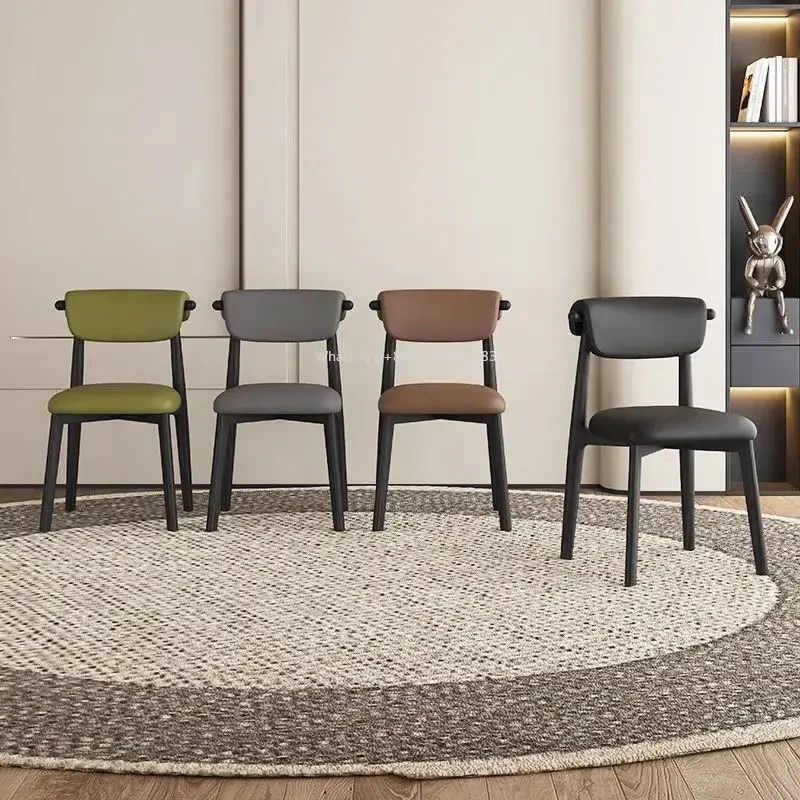 

Hot Dining Chair Light Luxury Home Modern French Simple Nordic Backrest Restaurant Hotel Table Leisure