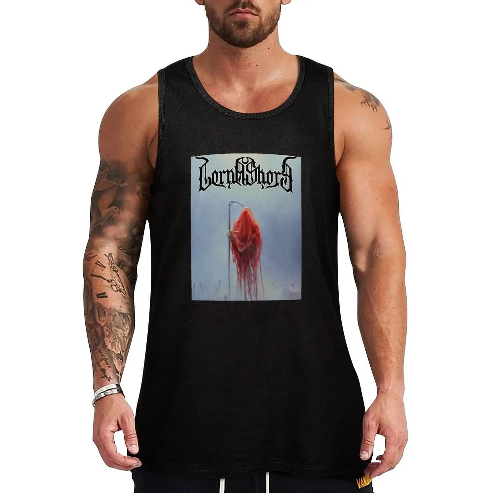 Lorna Shore Lorna Tank Top cool things gym accessories men Gym wear Bodybuilding shirt