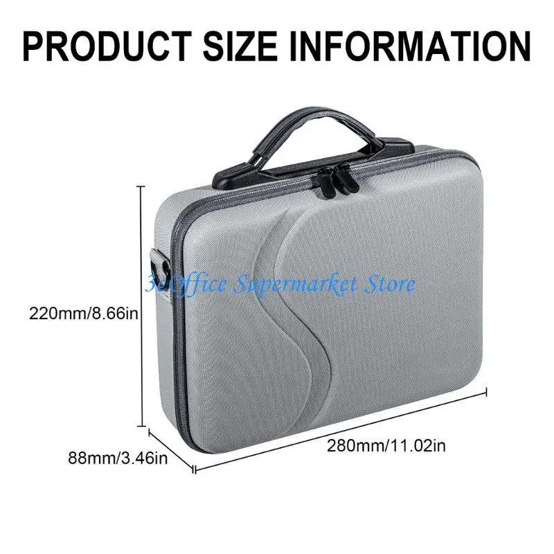 E1PA Portable Flight Carrying Pouches with Adjustable Strap for Mini4k Outdoor Use