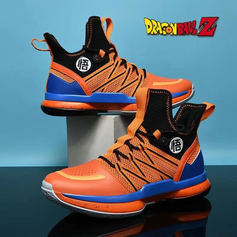 Dragon Ball Goku Men Shoes Anime Basketball Shoes Dragon Ball Super Breathable Anime Sneakers Men Cosplay Student Sports Shoes