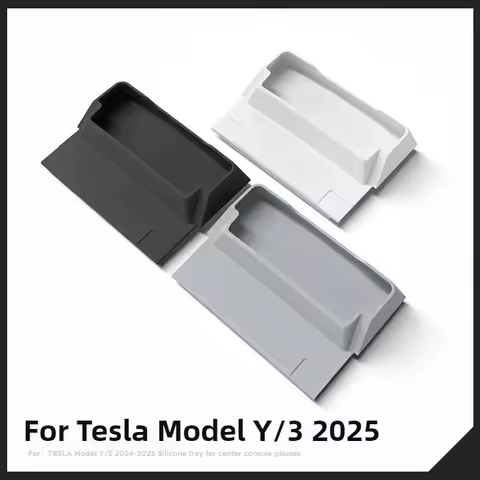For Tesla Model Y Launch 2025+ Juniper Car Glasses Tray Center Console Armrest Storage Box Organizer Accessories