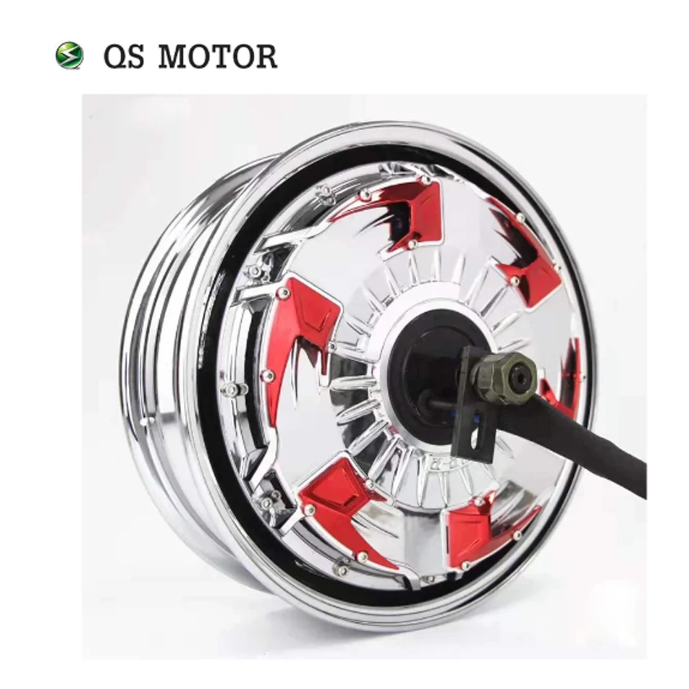 

QS MOTOR New Racing Version 12inch 5000W 260 45H V4 E-scooter Hub Motor