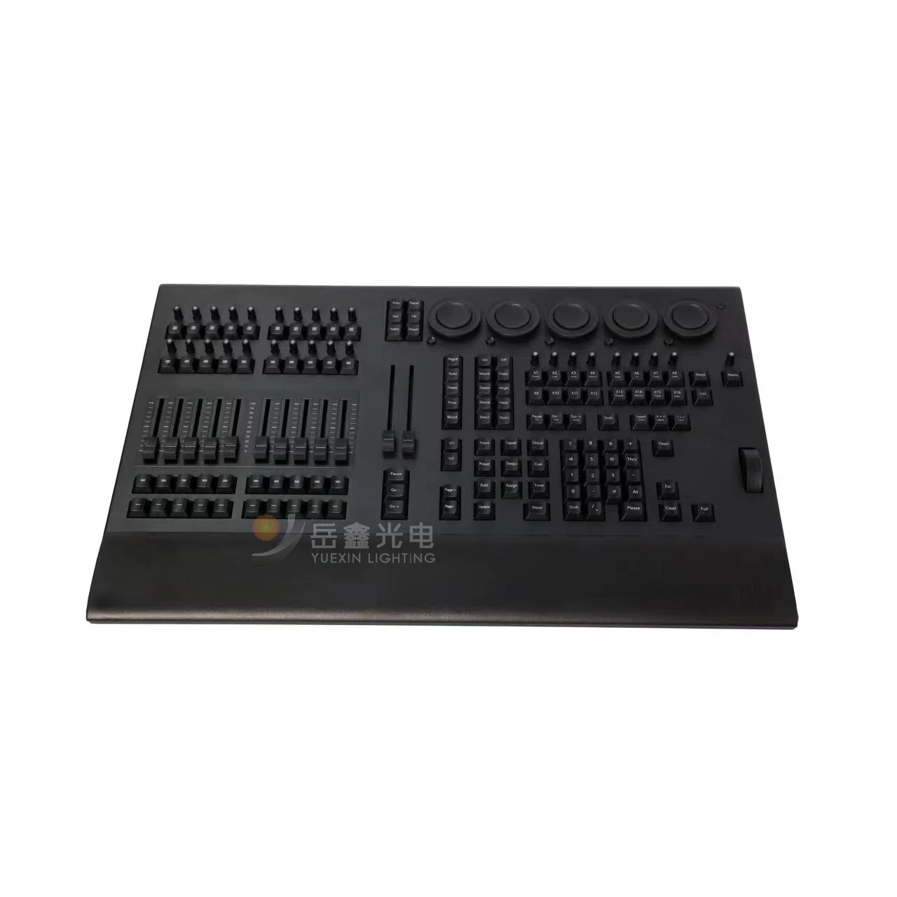 Contrôleur d'éclairage DMX sur PC, aile de commande, fader, console pour éclairage mobile