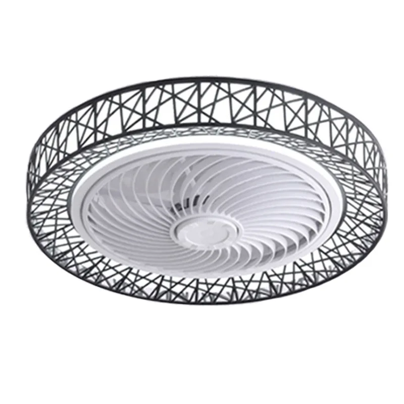 Imagem -06 - Moderno Minimalista Led Invisível Teto Lâmpada Ventilador Lustre Lustre Integrado Quarto Jantar Sala de Estar Jantar