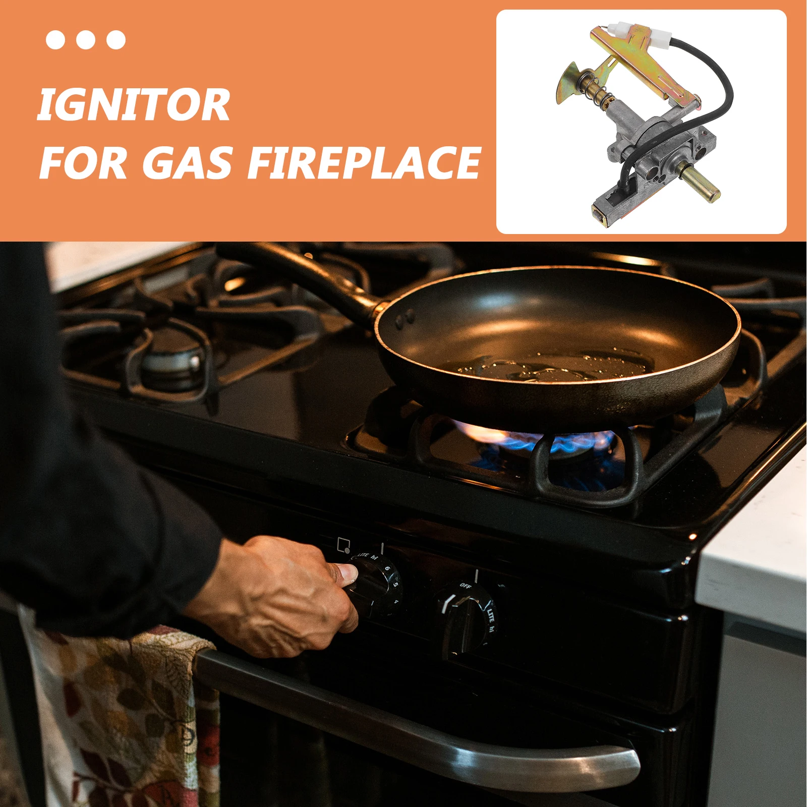 صمام التحكم بالضغط المنخفض للسلامة من فشل لهب غاز البروبان للمدفأة والشواء وحفرة النار البديلة للتحكم في الموقد #4