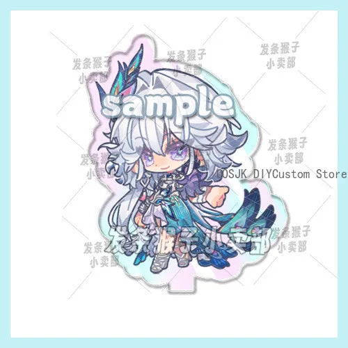 Game Honkai：Star Rail Yao Guang Ashveil Sparxie‌ Anime Cosplay Button Pin Cartoon Brooch Badge Backpack Acrylic Stand Pendant view 3