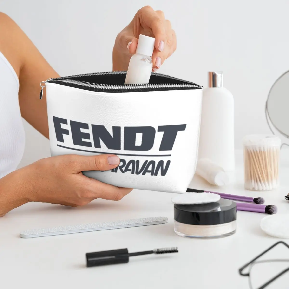 

Fendt Caravan женские косметички дорожный органайзер для макияжа чехол для хранения туалетных принадлежностей Dopp Kit Case