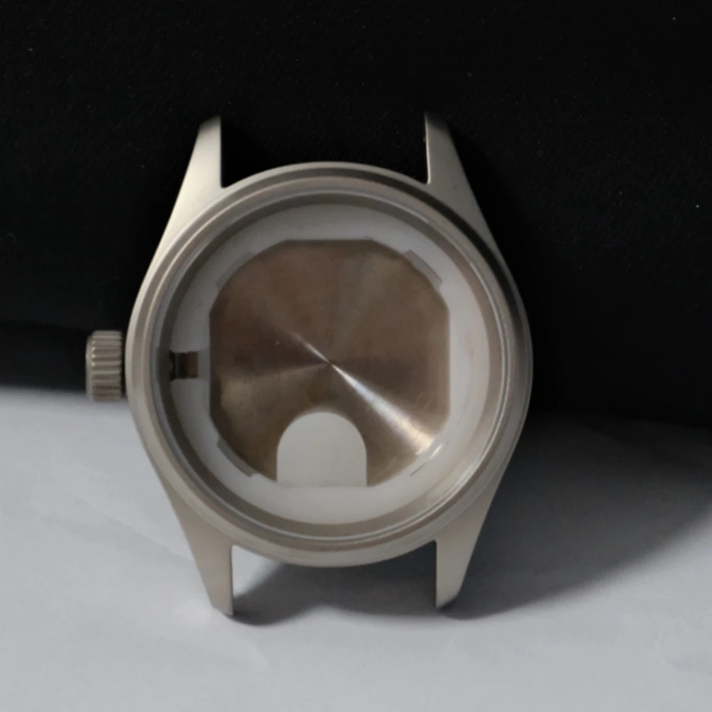 High Quality 36mm Titanium Alloy Watch Case 28.5mm Dial for VH31 Quartz Movement Sapphire 10BAR Nylon Strap Mod Parts view 6