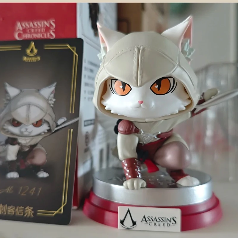 

Original edition Genuine WUSTYLE Assassin Meow Strip Basim Shao Jun Authentic Collection Model Animation Character Toy 12cm