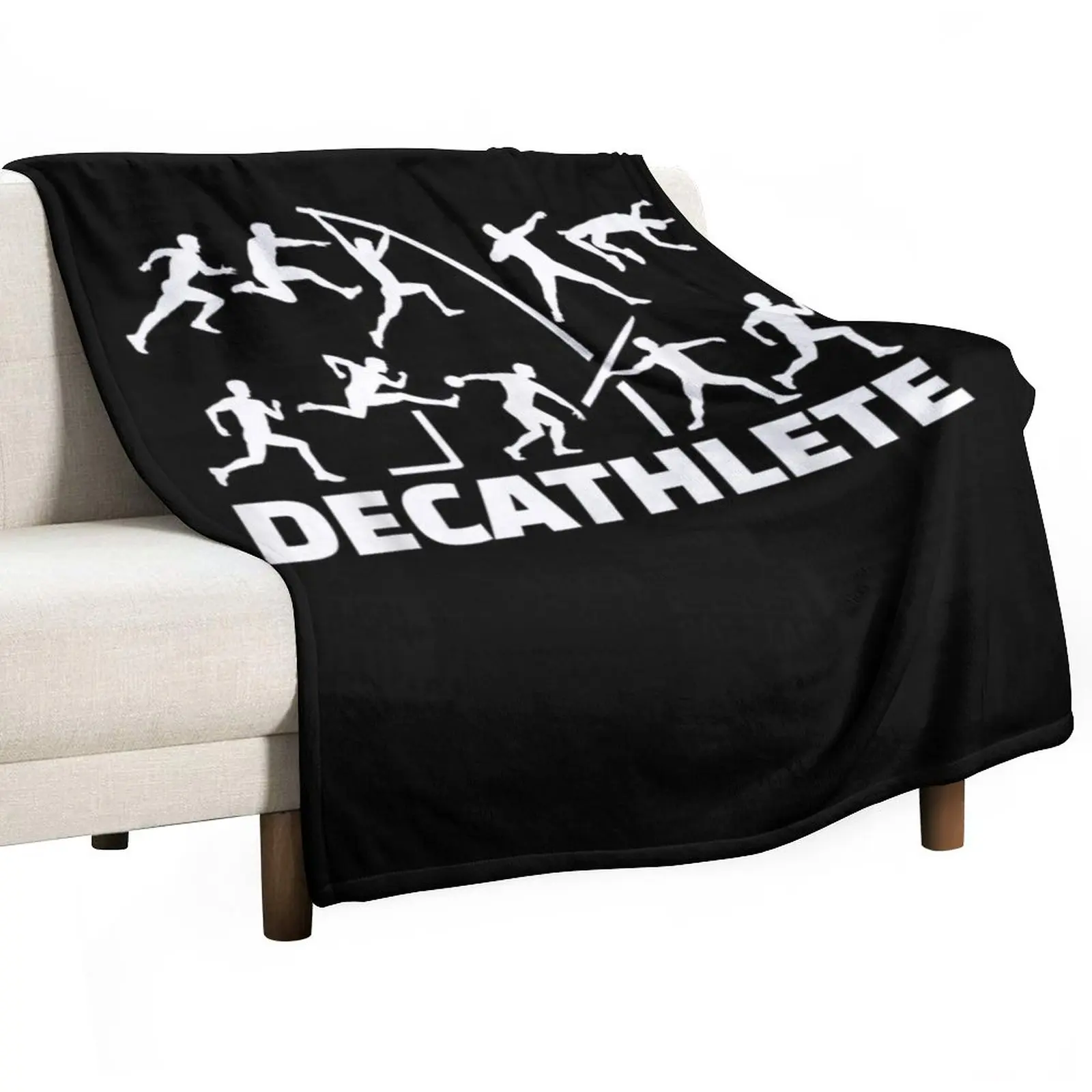 

Decathlete Throw Blanket Moving Hairy Blankets