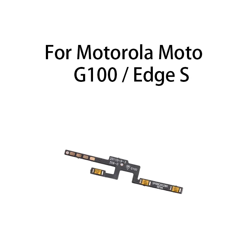 Power ON OFF Mute Switch Control Key Volume Button Flex Cable For Motorola Moto G100 / Edge S