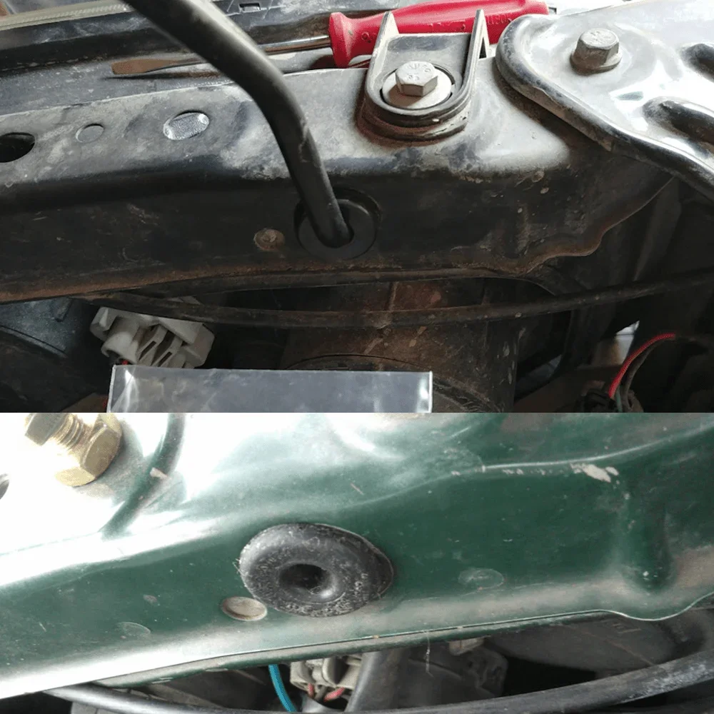 10 Stück Motorhaubenhalterung für Honda, Toyota, Lexus Kunststoff-Motorhaubenstütze Propellerstange mit Öse Auto-Zubehör – Detail 5