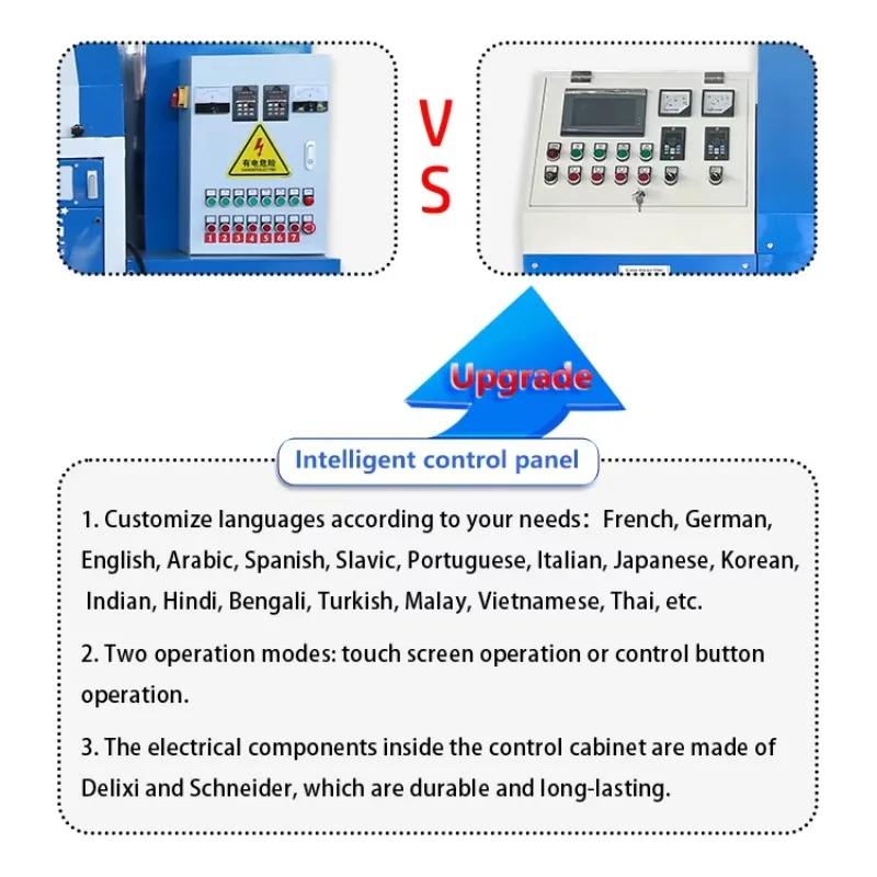 Upgraded Copper Wire Recycling Machine Cable Granulator 220kg/h Maximum Capacity Can Be Customized 4 Languages Available