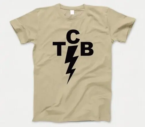 TCB T Shirt 696 Takin' Care of Busin Lightning Bolt  70s Logo Graceland