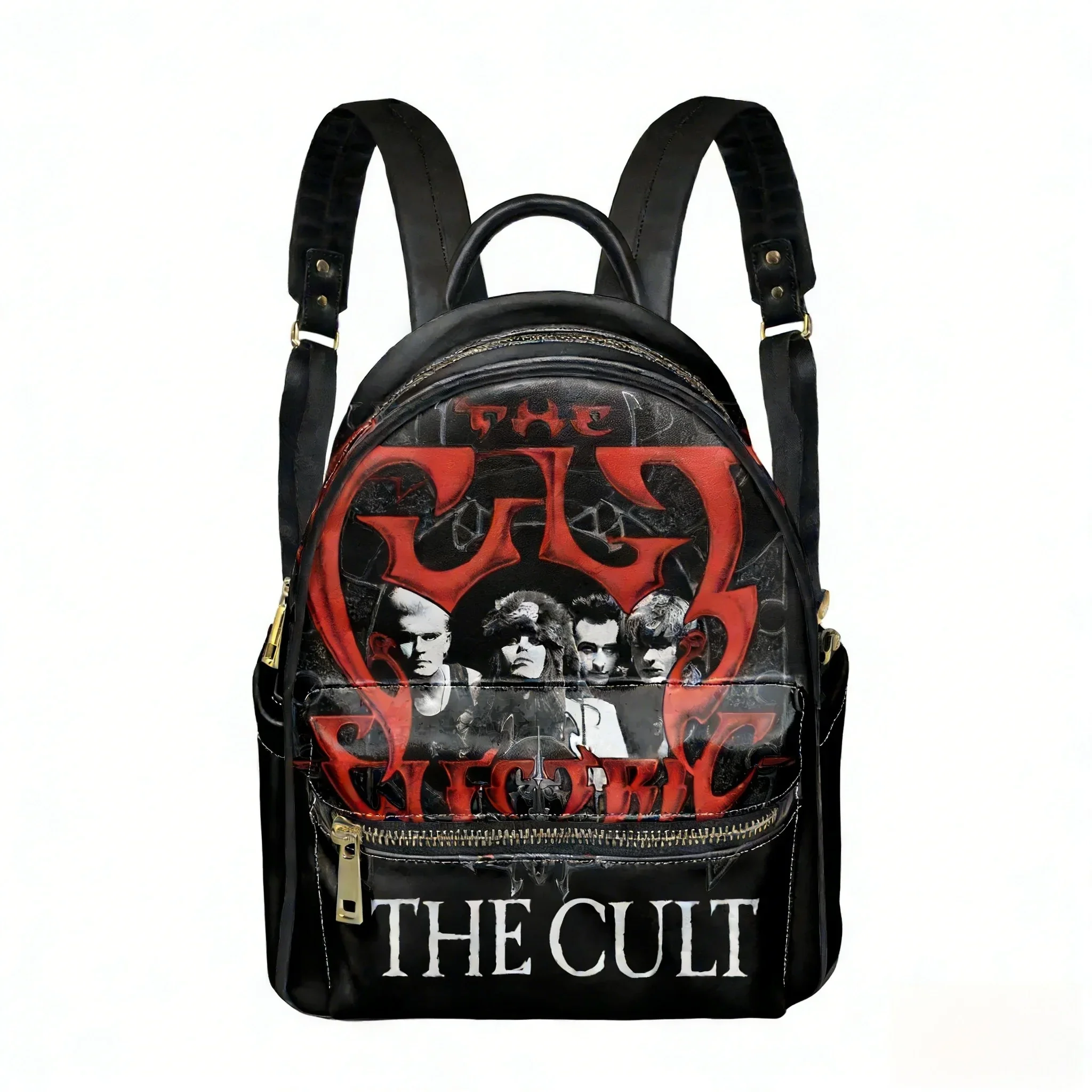 

Рюкзак The Cult Rock Band в стиле ретро, женский и мужской, персонализированный, с двумя лямками, для бизнеса и путешествий, сумка для книг, подарок, повседневный рюкзак