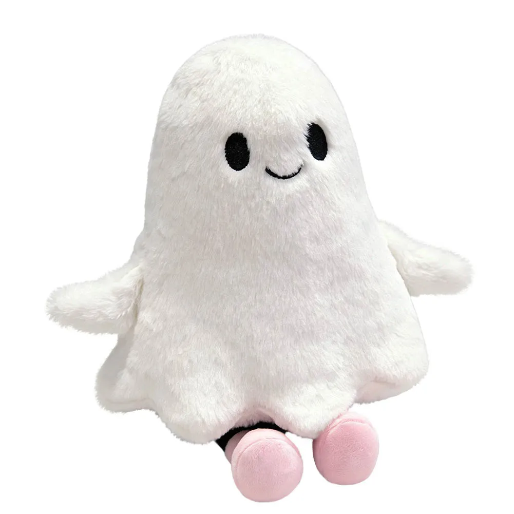 Cute Ghost Plush Toy Halloween Soft Stuffed Doll Spooky Cute Pillow cotton Sofa cushions Home Party Room Decor Christmas gifts