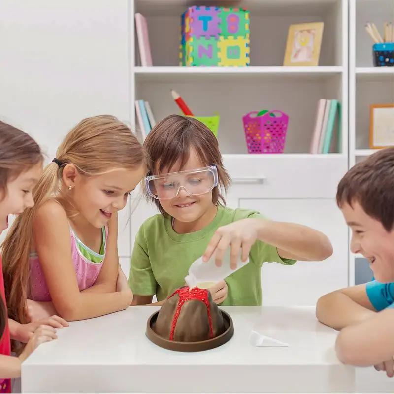 DIY Vulkan Experiment für Kinder Junge Mädchen Klassen zimmer Experiment Wissenschaft Physik Vulkan Modell frühen Lernspiel zeug Geschenke