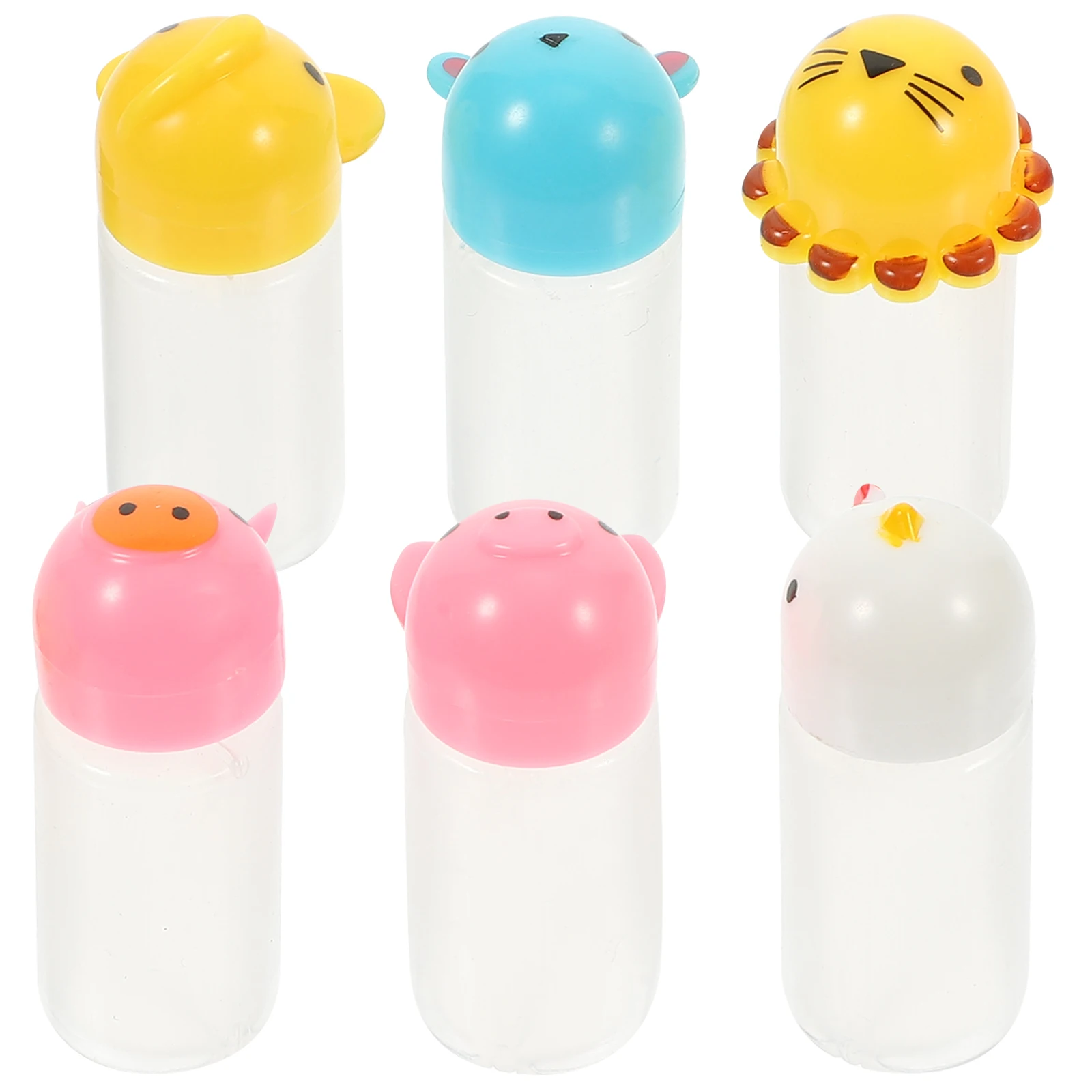 

6pcs Mini Sauce Bottles Vinegar Soy Sauce Dispenser Portable Seasoning Containers For Kitchen Picnic Outdoor Use Small Condiment