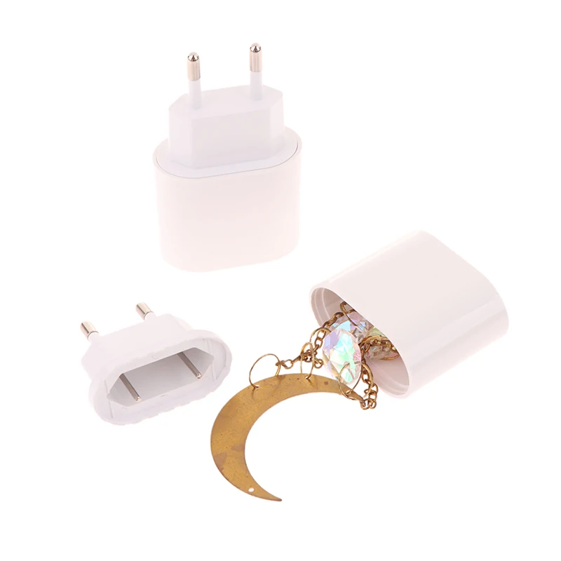

Money Safe Box Key Cash Hidden Storage Creative Fake Charger Pill Case Box Container Hiding Spot