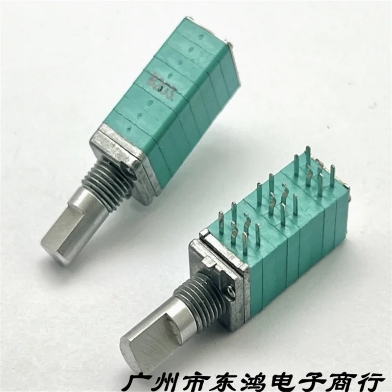 2 PCS RK097G 6-pin B20K 6-pin 18 pin amplifier with adjustable volume potentiometer handle length of 15MM