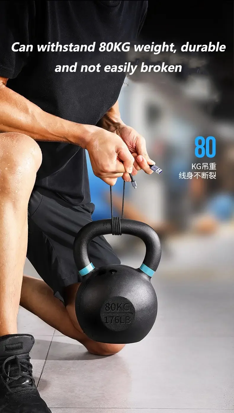 UGREEN Cable USB C USB2.0 5A Cable de carga rápida 66w USB a tipo C Cable Nylon trenzado tipo C cargador 480Mbps transferencia de datos