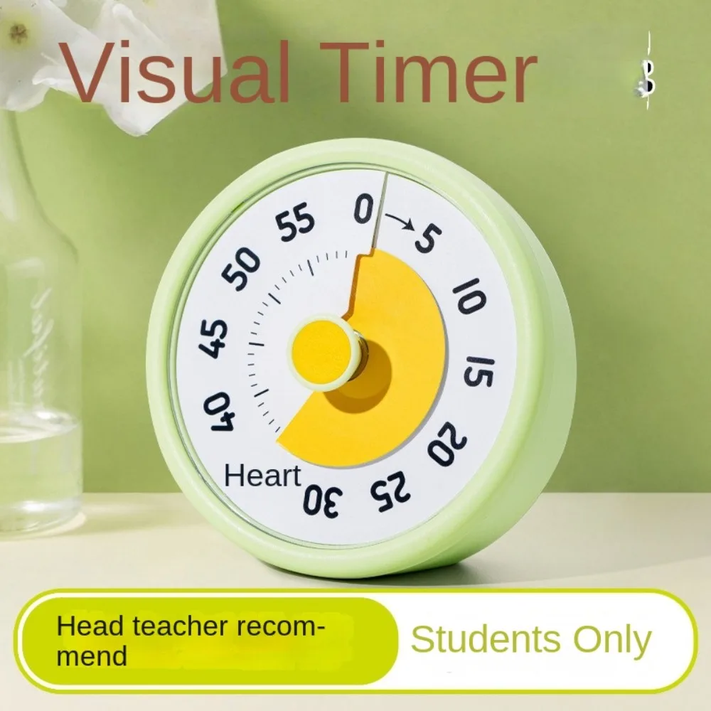 

Self-discipline Visual Timer Silent Time Manager Kitchen Timer Reminder Round 60 Minutes Countdown Timer Kitchen Cooking