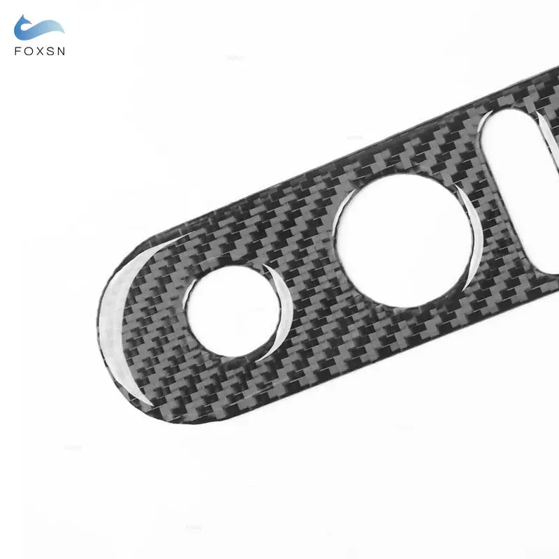 

Car-styling Rearview Mirror Adjustment Panel Carbon Fiber Trim For Seat Leon 2005 - 2012 Inner Accessories